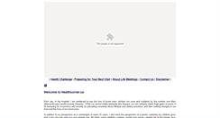 Desktop Screenshot of healthcorner.ca
