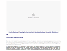 Tablet Screenshot of healthcorner.ca